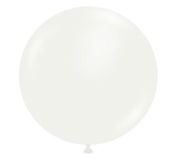 a white balloon in the shape of a balloon