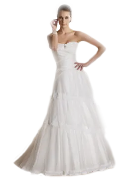 a woman in a white wedding dress