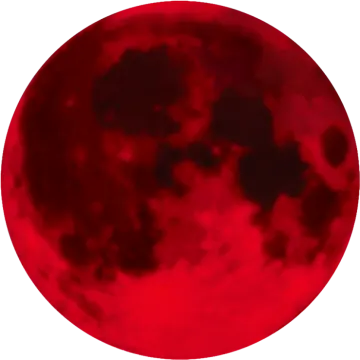 a red full moon in the sky