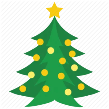 a christmas tree with gold ornaments on it