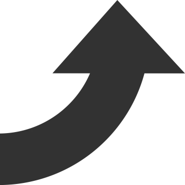 a black and white arrow icon