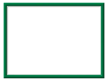 a green frame on a white background