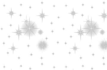 silver stars on a white background