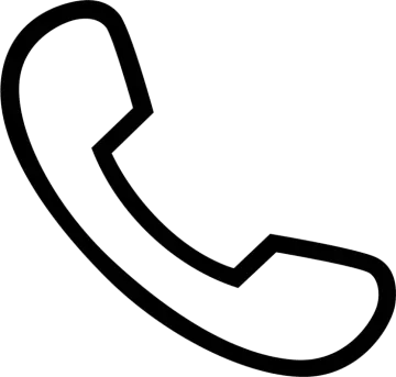a black and white phone icon