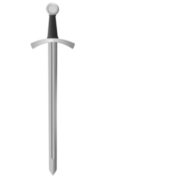 a sword on a white background