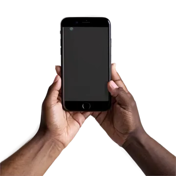 a person holding an iphone in their hands