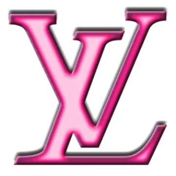 a pink letter with the letter y on it