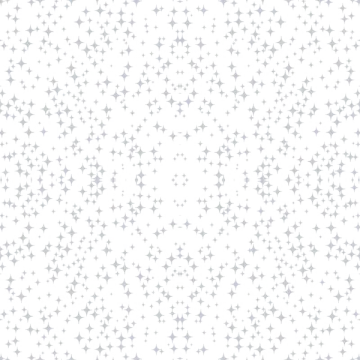 a white background with silver stars