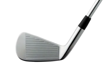 a close up view of a putter's wedge