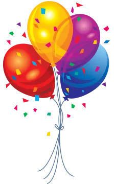 a bunch of colorful balloons