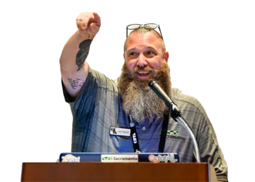 a man with a beard