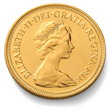 a gold sovereign coin