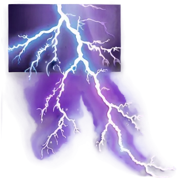 a drawing of lightning