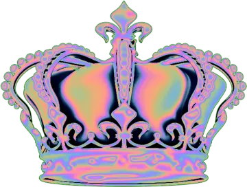a drawing of a crown on a white background