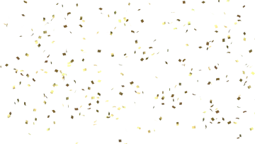 a white background with lots of gold coning