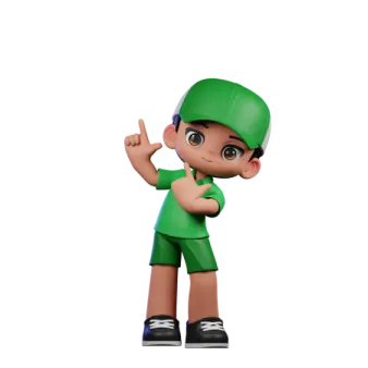 an image of a cartoon character in green clothes