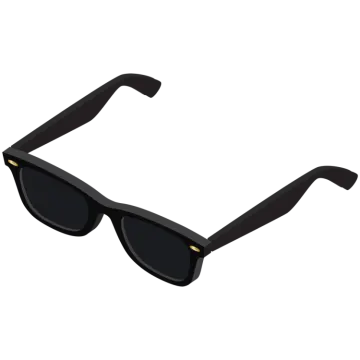 a pair of sunglasses on a white background