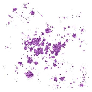 an image of purple bubbles on a white background