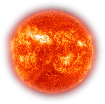 an image of the sun on a white background