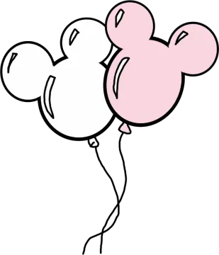 minnie mouse balloon clipart
