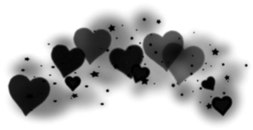 a bunch of black hearts on a white background