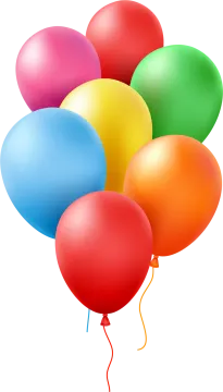 a bunch of balloons