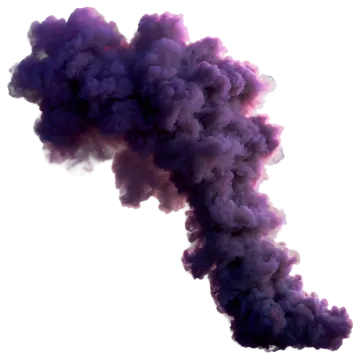 purple smoke on a white background
