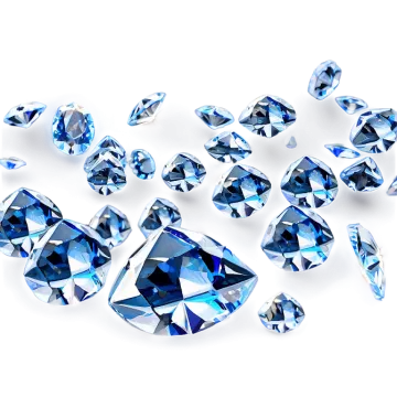 blue diamonds on a white background