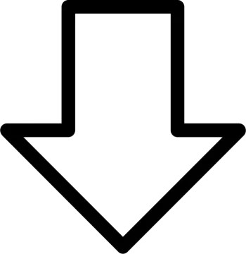 a black and white arrow icon