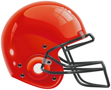 a football helmet on a white background