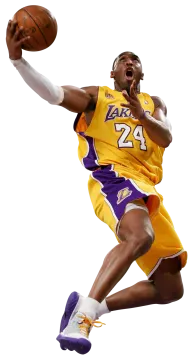 a basketball player jumping up in the air