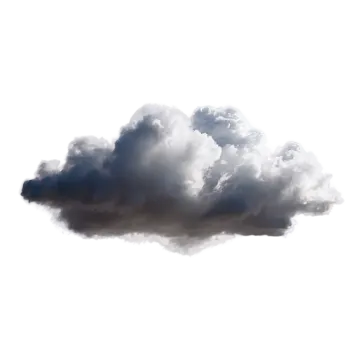 a black cloud on a white background
