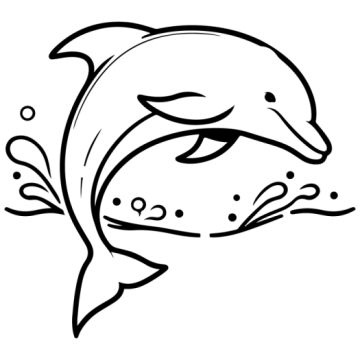 a dolphin jumping out of the water