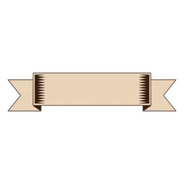 a ribbon with an arrow on it