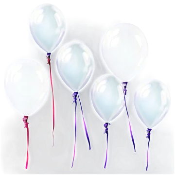 a bunch of white balloons