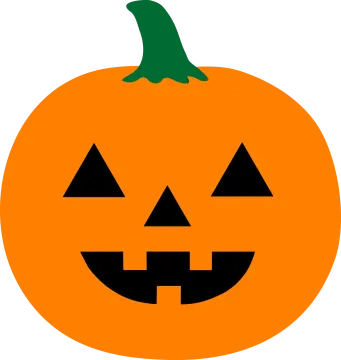 a pumpkin with a green leaf on top