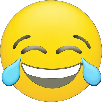 a smiley face with tears and tears