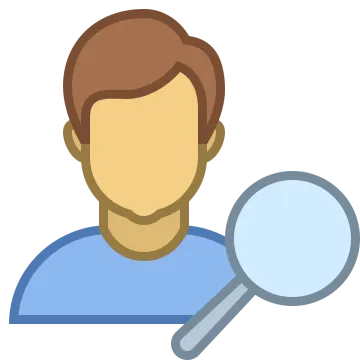 a man holding a magni in front of his face