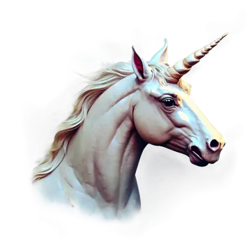 a drawing of a unicorn