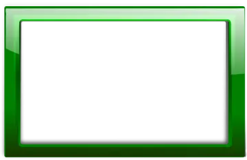 a green frame on a white background
