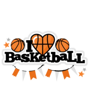 i love basketball sticker