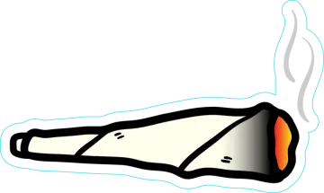 a drawing of a cigarette