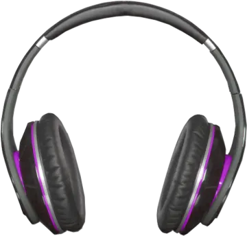 a pair of headphones on a white background