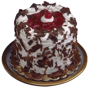 a cake with chocolate and chers on top