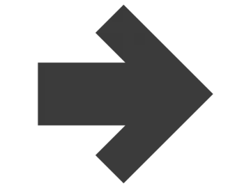a black and white arrow icon