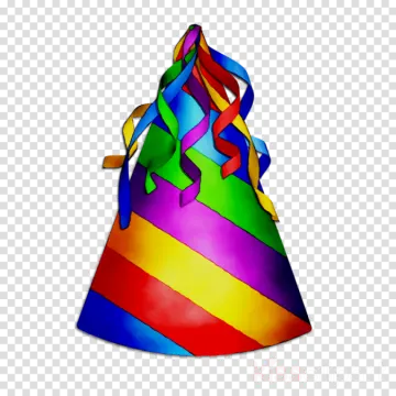 a colorful christmas tree on a transparent background