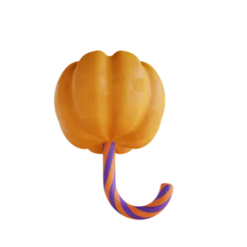 a close up of an orange flower on a white background