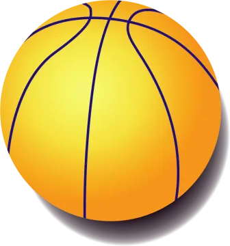 a basketball ball on a white background