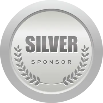 the silver sponsor logo