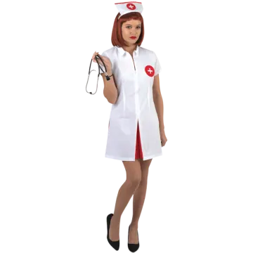 a woman dressed in a nurse costume